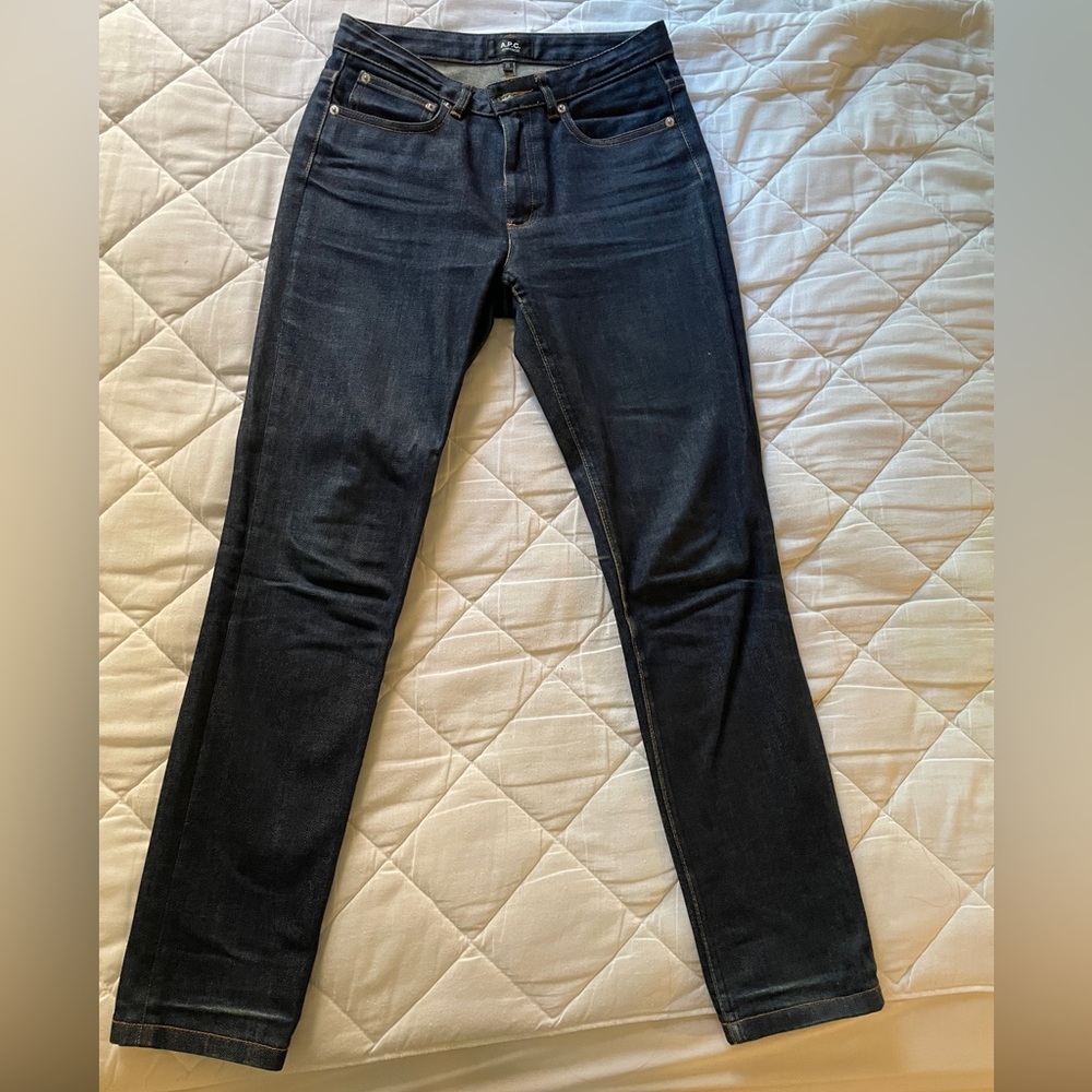 A.P.C. Women's Straight Leg Jeans/ Jean Droit — Indigo Denim